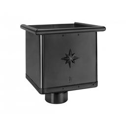 Kosz zlewowy kubiczny  - Aluminium powlekane  - Czarny  -  Obraz 1