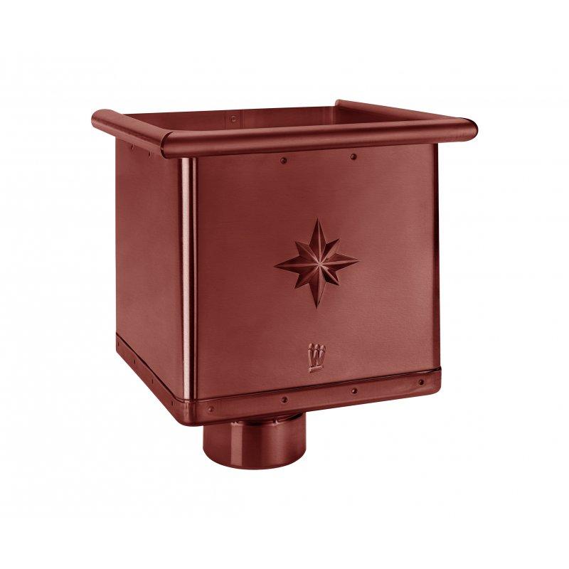 Kosz zlewowy kubiczny  - Aluminium powlekane  - Czerwony  -  Obraz