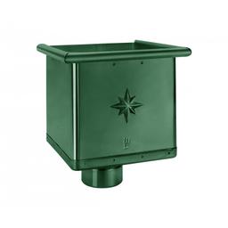 Kosz zlewowy kubiczny  - Aluminium powlekane  - Zielony mech  -  Obraz 1