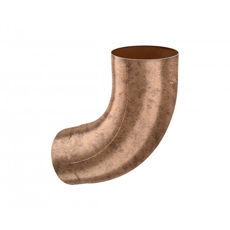 Kolano 72°  - Aluminium powlekane  - Patyna miedź  -  Obraz