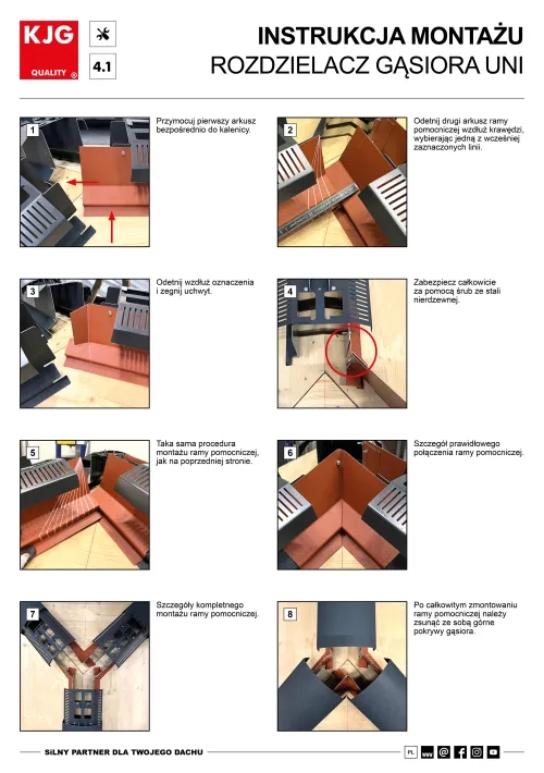 Rozdzielacz gąsiora UNI