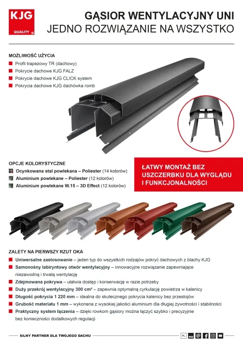 Gąsior wentylacyjny UNI