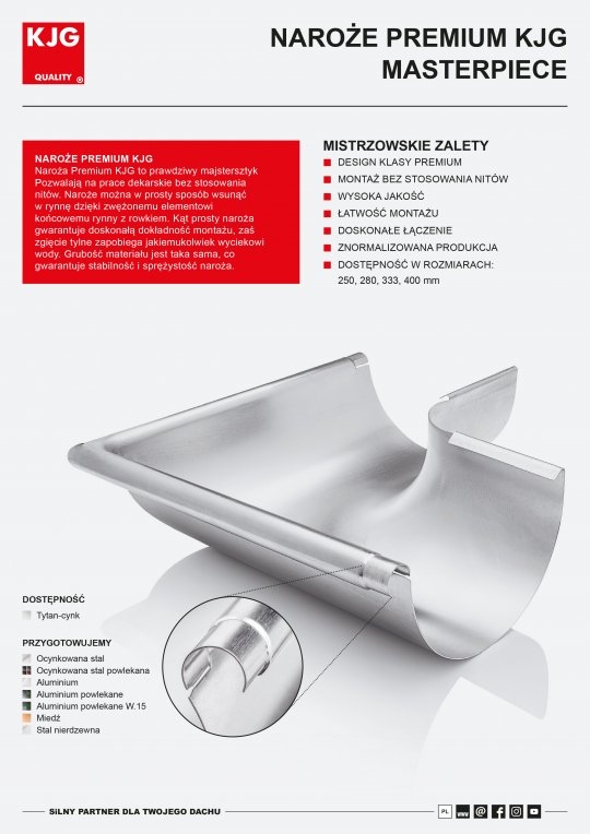 Naroże premium KJG masterpiece