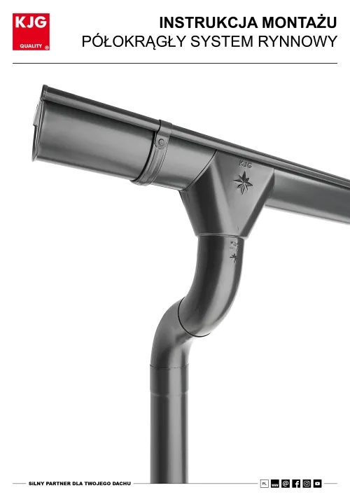 Półokrągły system rynnowy