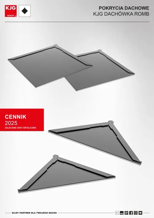 Pokrycia dachowe KJG dachówka romb