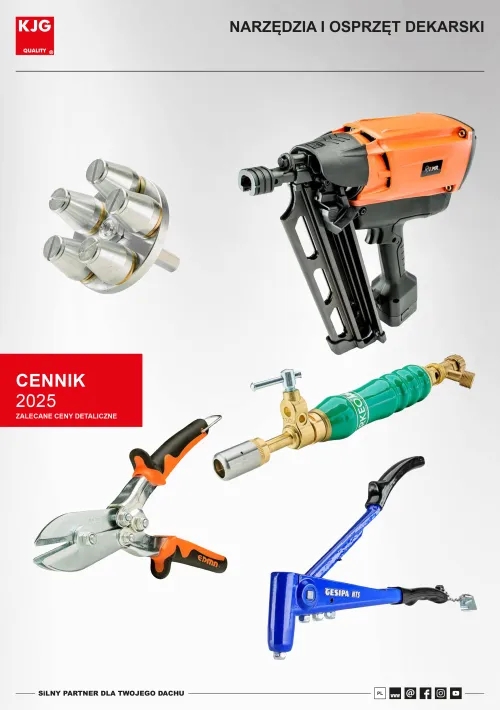 Narzędzia i osprzęt dekarski