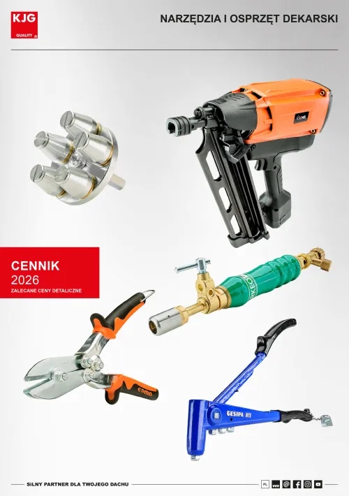 Narzędzia i osprzęt dekarski