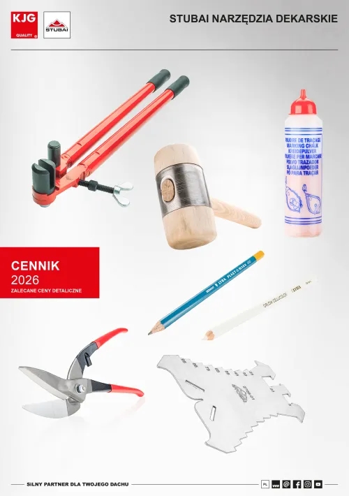 STUBAI narzędzia dekarskie