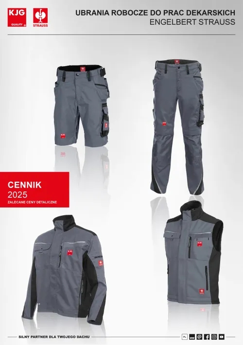 Ubrania robocze do prac dekarskich