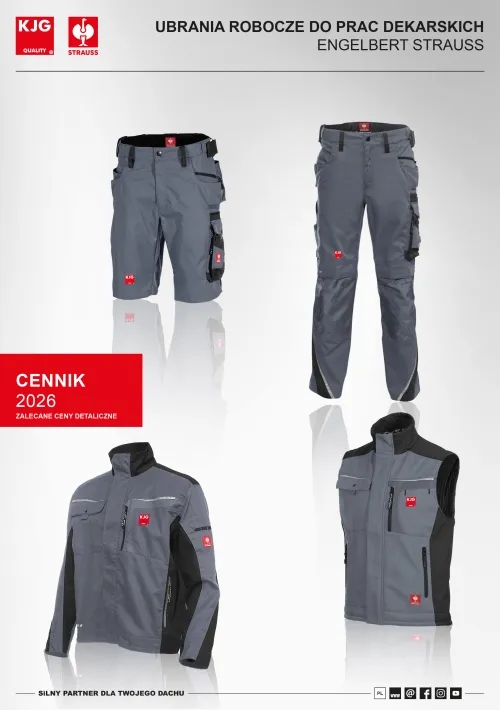 Ubrania robocze do prac dekarskich