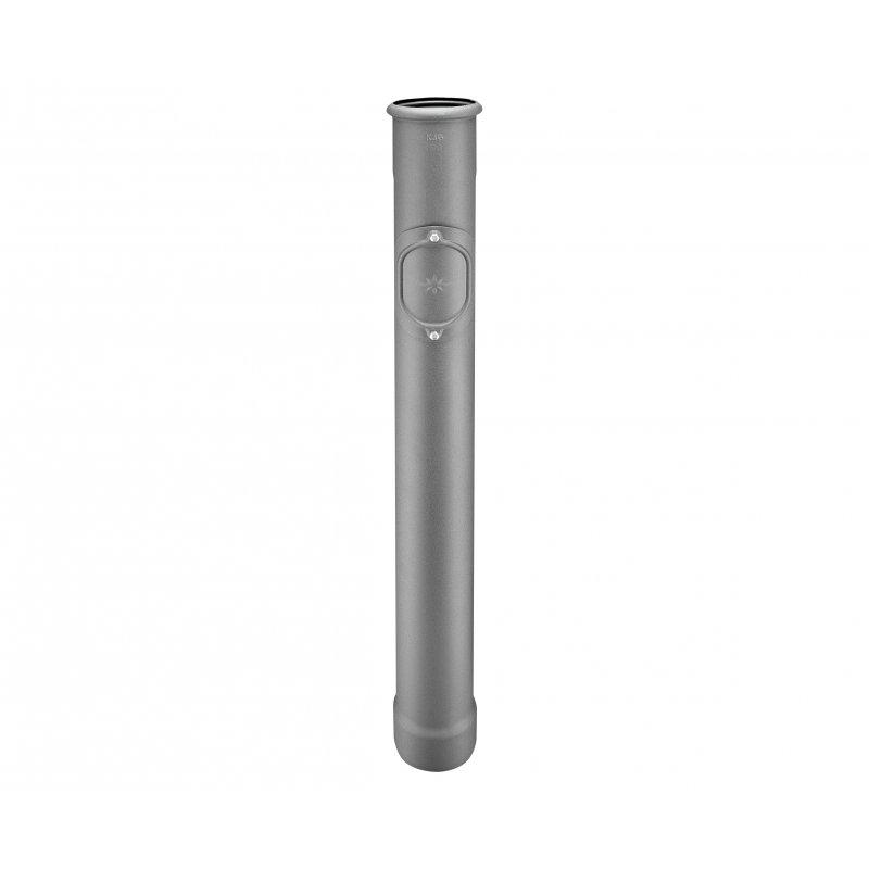 Rura ochronna z rewizyjnym otwórem - Ocynkowana stal – Natur - Aluminium powlekane W.15 – Jasnoszary W.15 - Obraz