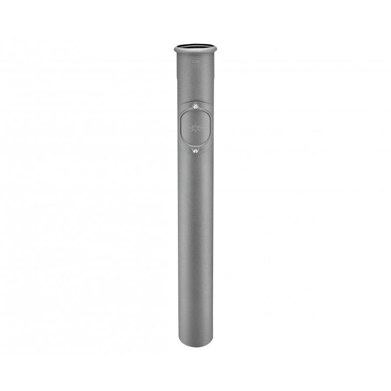 Rura ochronna z rewizyjnym otwórem - Ocynkowana stal – Natur - Aluminium powlekane W.15 – Jasnoszary W.15 - Obraz