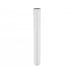 Rura ochronna z rewizyjnym otwórem - Ocynkowana stal – Natur - Aluminium powlekane W.15 – Biały W.15 - Obraz 1