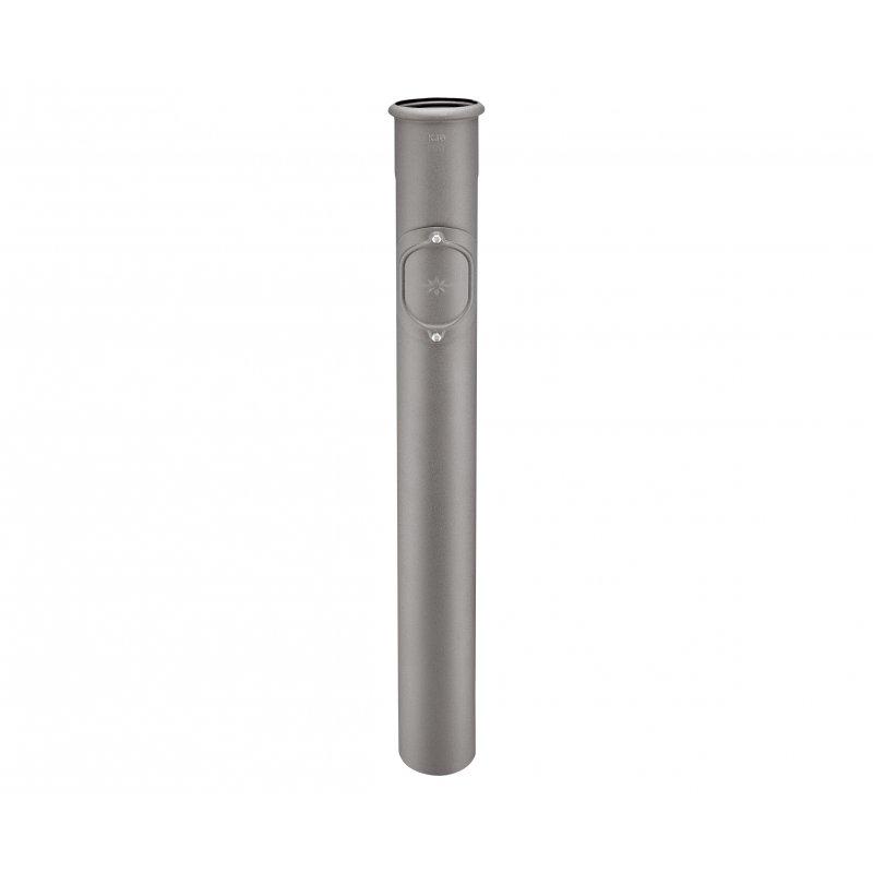 Rura ochronna z rewizyjnym otwórem - Ocynkowana stal – Natur - Aluminium powlekane W.15 – Srebrny ciemny W.15 - Obraz