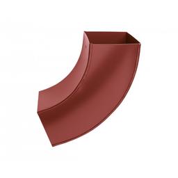 Kolano kwadratowe 72° - Ocynkowana stal powlekana - Czerwony - Obraz 2