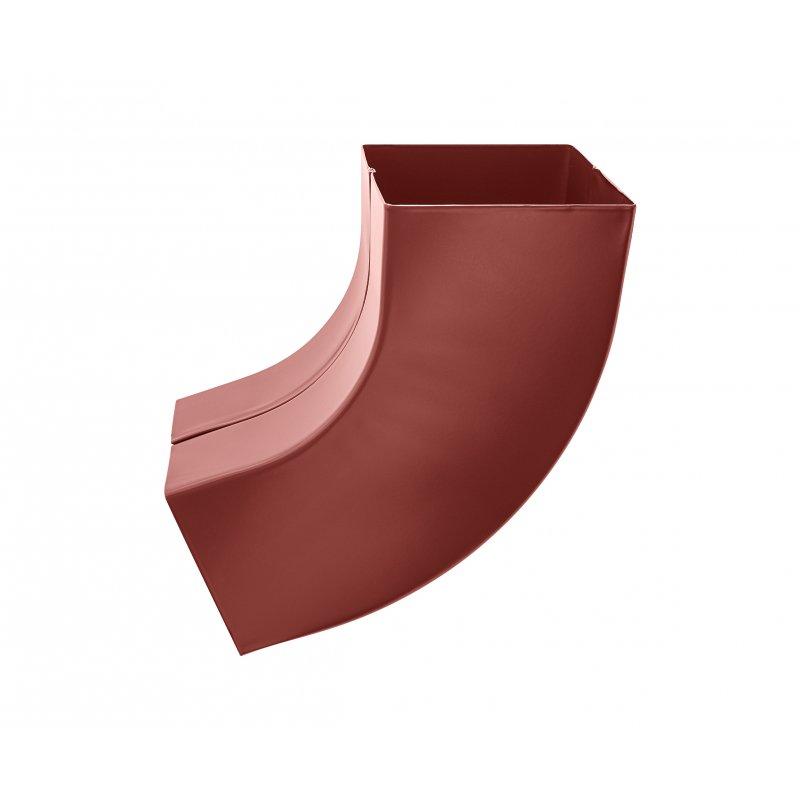 Kolano kwadratowe 72° - Ocynkowana stal powlekana - Czerwony - Obraz