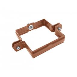 Obejma rury kwadratowa M10 - Ocynkowana stal powlekana - Ceglasty - Obraz 1