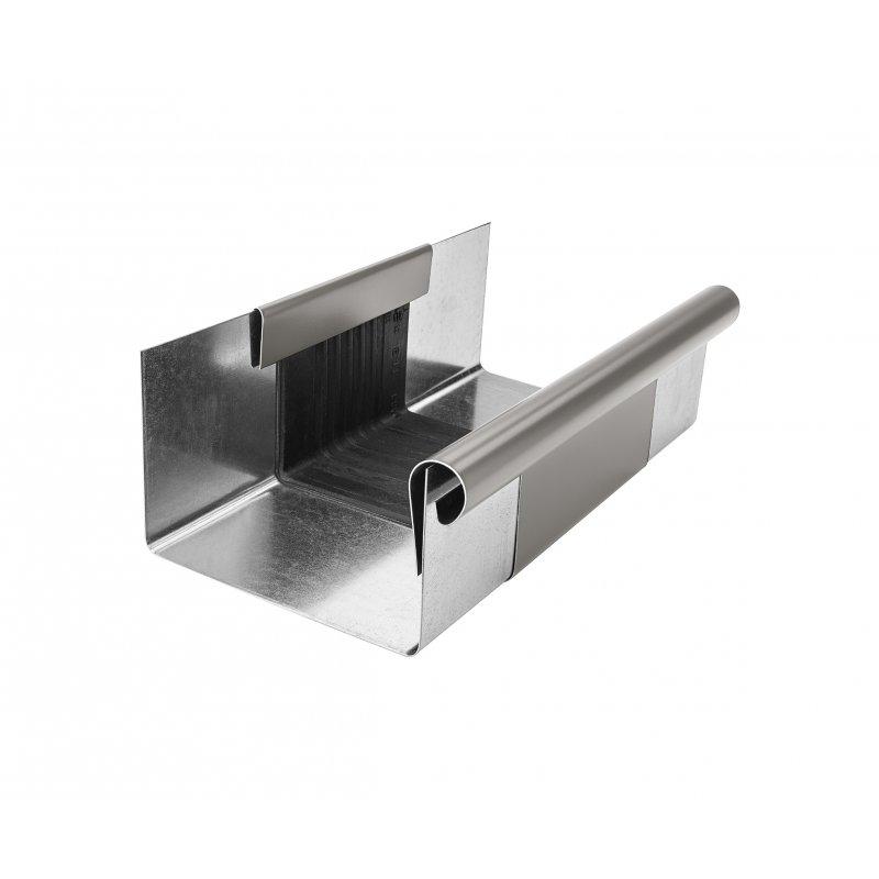 Rynna dylatacyjna kwadratowa - Aluminium powlekane - Srebrny ciemny - Obraz