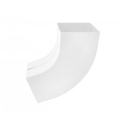 Kolano kwadratowe 72° - Aluminium powlekane - Biały - Obraz 1