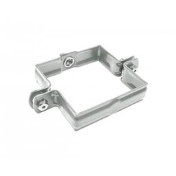 Obejma rury kwadratowa M10 - Aluminium powlekane - Cynkowo szary - Obraz 1