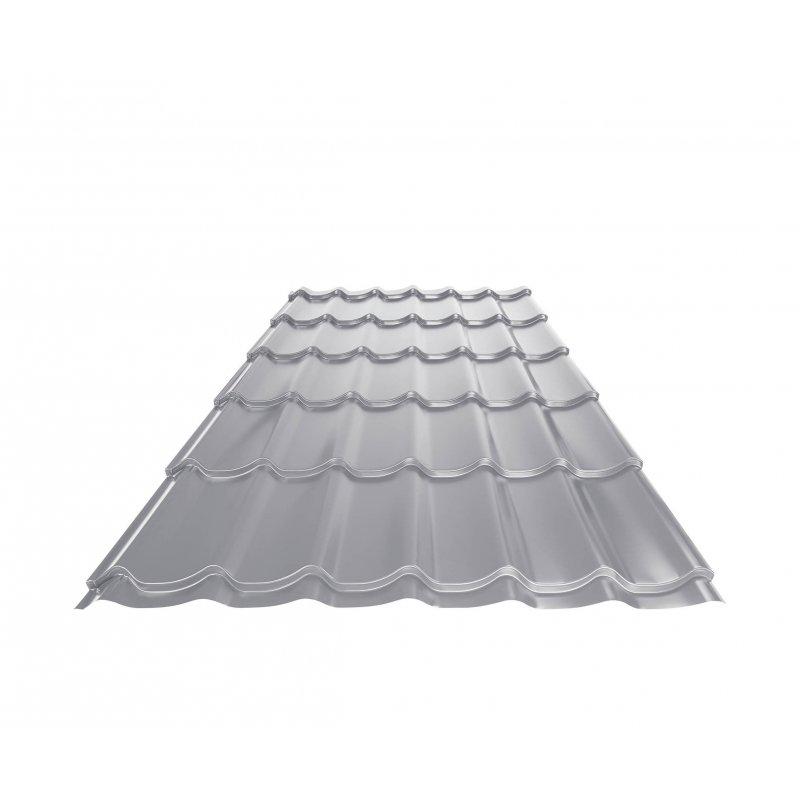 Blachodachówka UNI 1 - Ocynkowana stal powlekana - Srebrny - Obraz