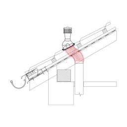Wąż z zaciskiem 65 cm/15 żebrowany - PVC - Obraz 4