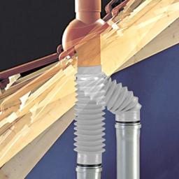 Wąż z zaciskiem 65 cm/15 żebrowany - PVC - Obraz 3