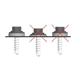 Wkręt farmerski stal ocynkowana - Ocynkowana stal powlekana - Miedź metaliczna - Obraz 3