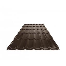 Blachodachówka UNI 1 - Aluminium powlekane - Testa di Moro - Obraz 1