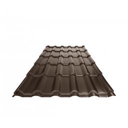 Blachodachówka UNI 2 - Aluminium powlekane - Testa di Moro - Obraz 1