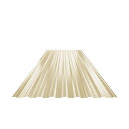 Trapez dachowy z przetłoczeniem TR 18A+ - Ocynkowana stal powlekana - Kość słoniowa - Obraz 1