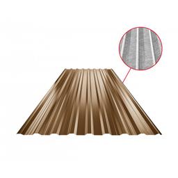 Trapez dachowy z przetłoczeniem TR 18A+ SQ (sound – aqua) - Ocynkowana stal powlekana - Miedź metaliczna - Obraz 1