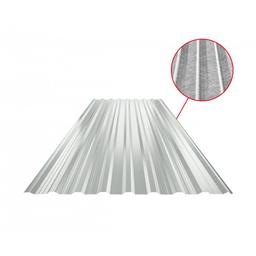 Trapez dachowy z przetłoczeniem TR 18A+ SQ (sound – aqua) - Ocynkowana stal powlekana - Jasno szary - Obraz 1