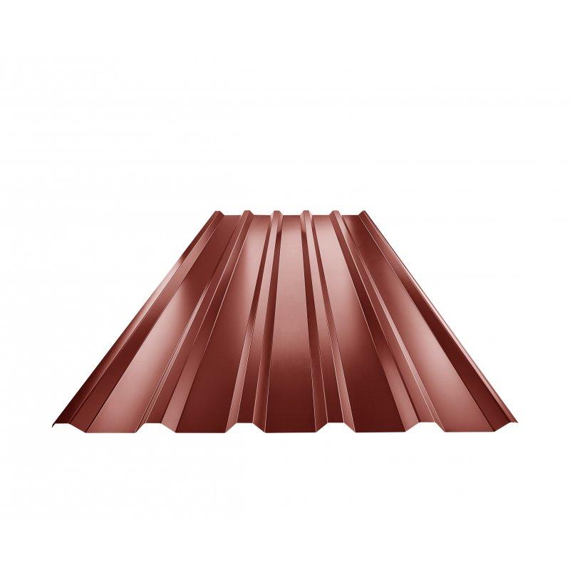 Trapez dachowy TR 35A - Ocynkowana stal powlekana - Czerwony - Obraz