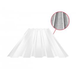 Trapez dachowy TR 35A SQ (sound – aqua) - Ocynkowana stal powlekana - Biały - Obraz 1