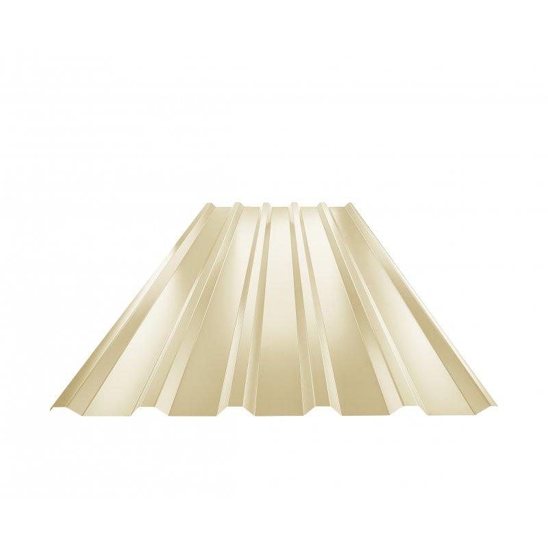 Trapez dachowy z przetłoczeniem TR 35A+ - Ocynkowana stal powlekana - Kość słoniowa - Obraz