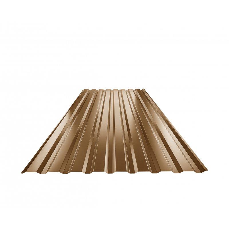 Trapez elewacyjny TR 18B - Ocynkowana stal powlekana - Miedź metaliczna - Obraz