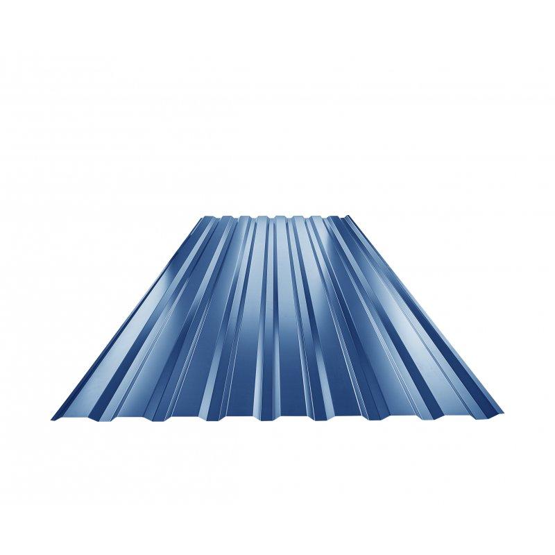 Trapez elewacyjny TR 18B - Ocynkowana stal powlekana - Niebieski ciemny - Obraz