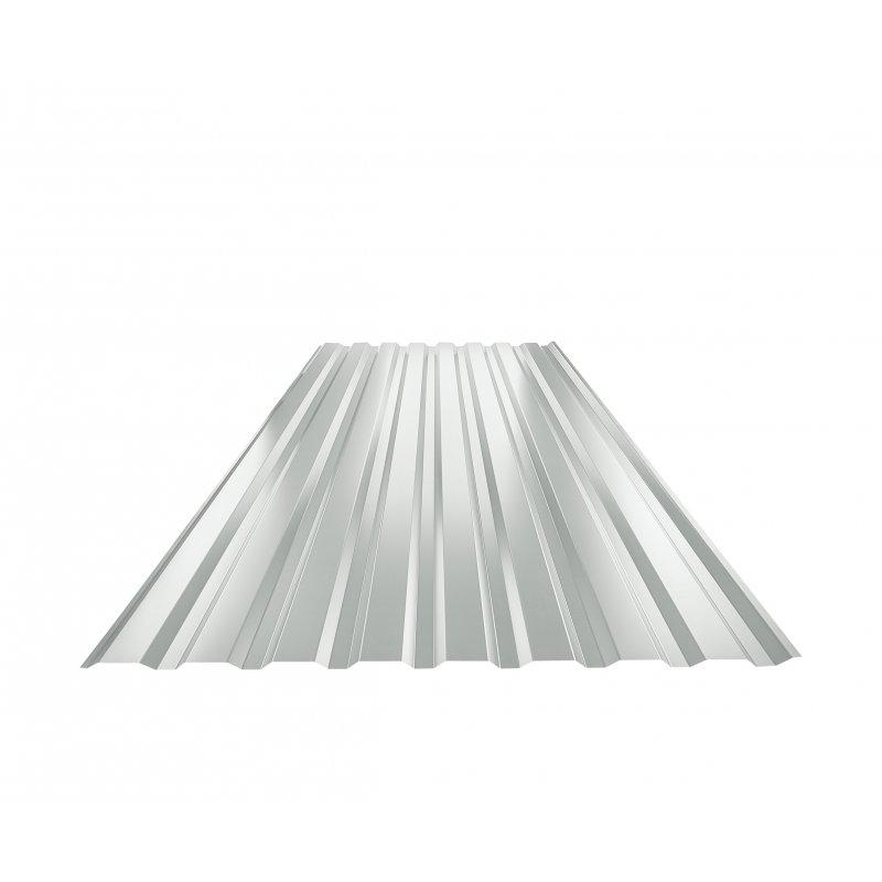 Trapez elewacyjny TR 18B - Ocynkowana stal powlekana - Jasno szary - Obraz