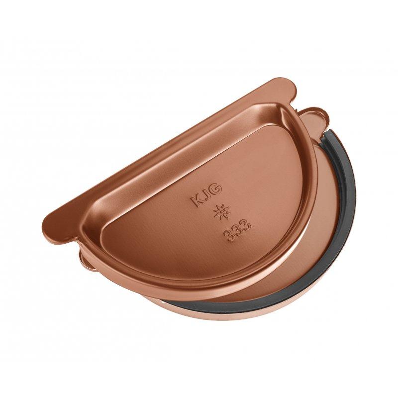 Denko rynny z gumą - Ocynkowana stal powlekana - Ceglasty - Obraz