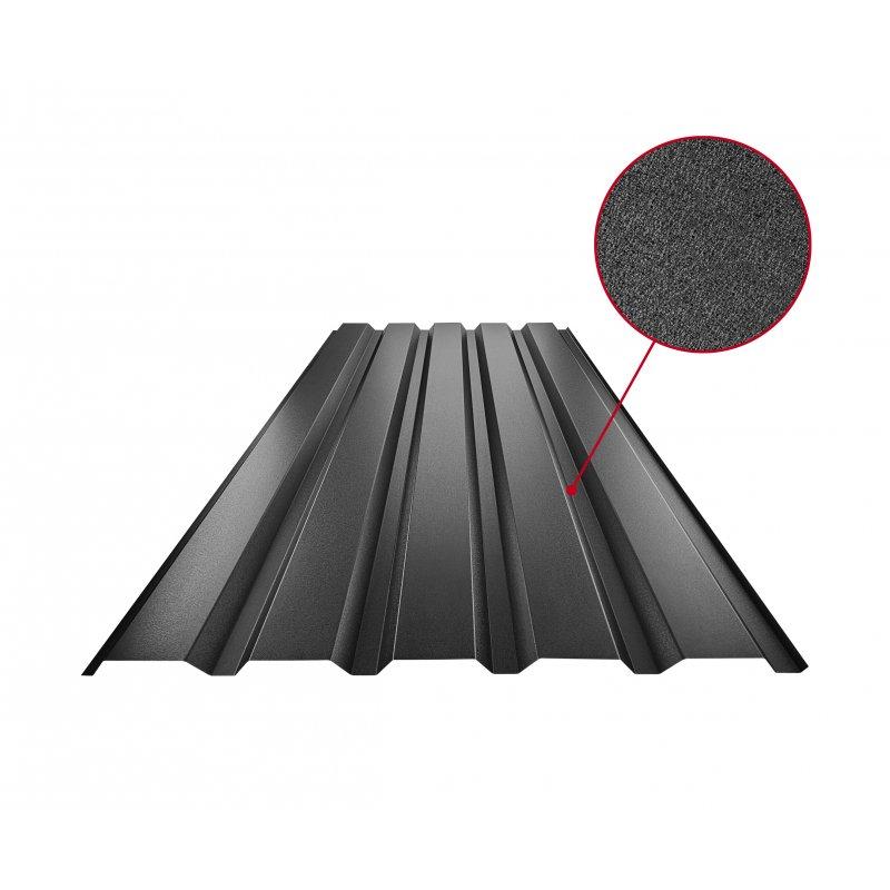 Trapez elewacyjny TR 35B - Ocynkowana stal powlekana
MATT MARCEGAGLIA - Czarny MATT - Obraz