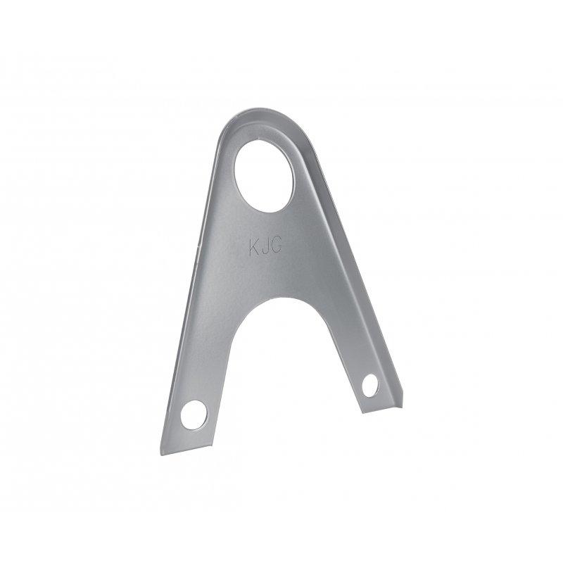 Przedłużka do uchwytu rury łapacza śniegu dla rąbka stojącego - Aluminium – Natur - Ocynkowana stal powlekana – Szary - Obraz