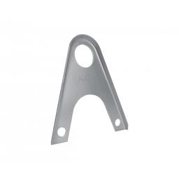 Przedłużka do uchwytu rury łapacza śniegu dla rąbka stojącego - Aluminium – Natur - Ocynkowana stal powlekana – Szary - Obraz 1