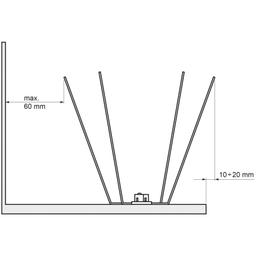 Kolce przeciw ptakom - Stal nierdzewna - Natur - Obraz 3