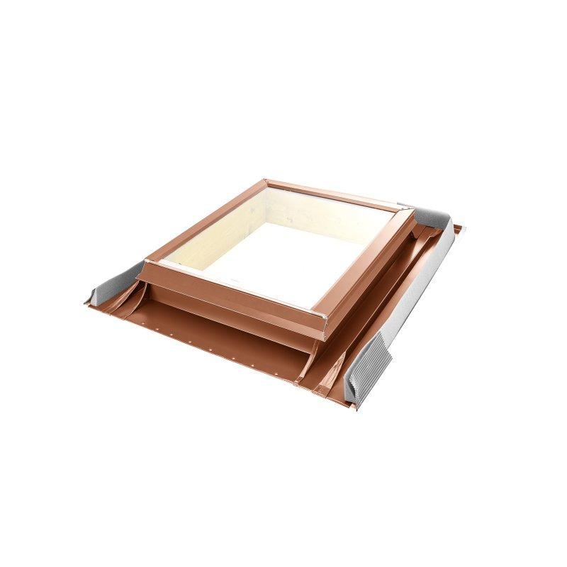 Wyłaz dachowy UNI - Ocynkowana stal powlekana - Ceglasty - Obraz