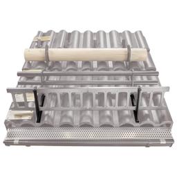 Wspornik drabinki śniegowej wiszący - Aluminium – Natur - Ocynkowana stal powlekana – Czerwony - Obraz 2