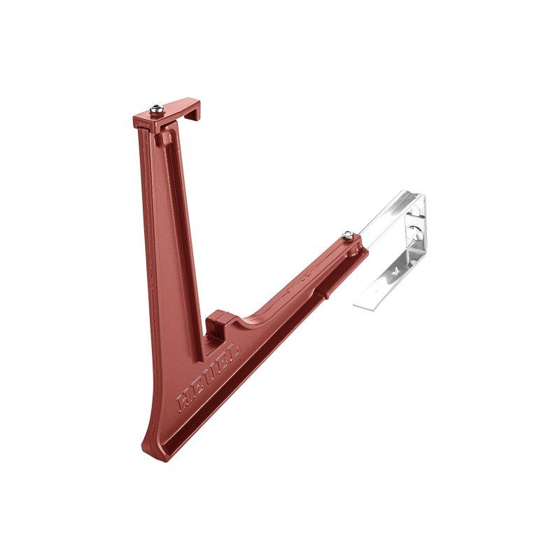 Wspornik drabinki śniegowej wiszący - Aluminium – Natur - Ocynkowana stal powlekana – Czerwony - Obraz