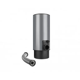 Łapacz wody z wężem i przyciskiem - Aluminium powlekane - Jasnoszary - Obraz 1