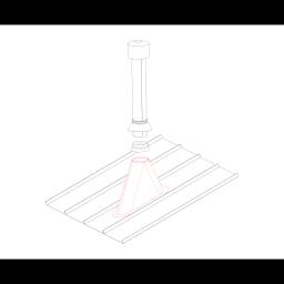 Podstawa komina wentylacyjnego - Aluminium – Natur - Ocynkowana stal powlekana – Srebrny ciemny – P.20 - Obraz 3