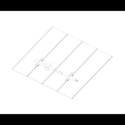 Rozbijacz lodu do łapacza śniegu dla rąbka stojącego - Aluminium – Natur - Ocynkowana stal powlekana – Zielony mech - Obraz 3